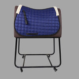 Maxbell Horse Riding Pad Bareback Pad Saddle Seat Comfort Cushion English Saddle Pad Blue
