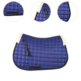 Maxbell Horse Riding Pad Bareback Pad Saddle Seat Comfort Cushion English Saddle Pad Blue