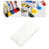 Maxbell Watercolor Palette Tin Case for Painting Acrylic Painting Plein Air Painting White