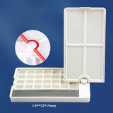 Maxbell Watercolor Palette Tin Case for Painting Acrylic Painting Plein Air Painting White