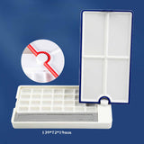 Maxbell Watercolor Palette Tin Case for Painting Acrylic Painting Plein Air Painting Blue