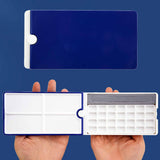 Maxbell Watercolor Palette Tin Case for Painting Acrylic Painting Plein Air Painting Blue