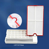 Maxbell Watercolor Palette Tin Case for Painting Acrylic Painting Plein Air Painting Red