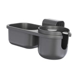 Maxbell Child Cup Holder Snack Tray Food Tray Car Rear Seat Organizer for Baby Wagon Black