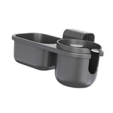 Maxbell Child Cup Holder Snack Tray Food Tray Car Rear Seat Organizer for Baby Wagon Black