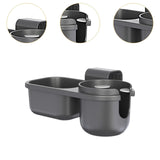 Maxbell Child Cup Holder Snack Tray Food Tray Car Rear Seat Organizer for Baby Wagon Black