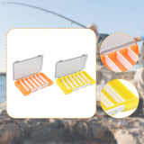 Maxbell Double Sided Fishing Tackle Box Baits Box for Amateur Angler Saltwater Orange