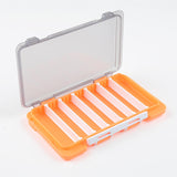 Maxbell Double Sided Fishing Tackle Box Baits Box for Amateur Angler Saltwater Orange