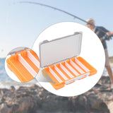 Maxbell Double Sided Fishing Tackle Box Baits Box for Amateur Angler Saltwater Orange