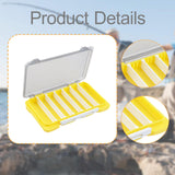 Maxbell Double Sided Fishing Tackle Box Baits Box for Amateur Angler Saltwater Yellow