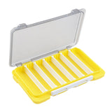 Maxbell Double Sided Fishing Tackle Box Baits Box for Amateur Angler Saltwater Yellow