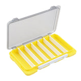 Maxbell Double Sided Fishing Tackle Box Baits Box for Amateur Angler Saltwater Yellow