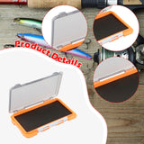 Maxbell Tackle Box Lightweight Fly Baits Box for Amateur Angler Enthusiast Freshwater Orange
