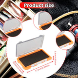 Maxbell Tackle Box Lightweight Fly Baits Box for Amateur Angler Enthusiast Freshwater Orange