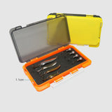 Maxbell Tackle Box Lightweight Fly Baits Box for Amateur Angler Enthusiast Freshwater Orange