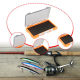 Maxbell Tackle Box Lightweight Fly Baits Box for Amateur Angler Enthusiast Freshwater Orange