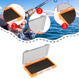 Maxbell Tackle Box Lightweight Fly Baits Box for Amateur Angler Enthusiast Freshwater Orange