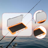 Maxbell Tackle Box Lightweight Fly Baits Box for Amateur Angler Enthusiast Freshwater Orange