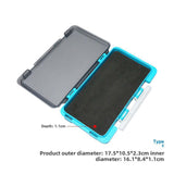 Maxbell Tackle Box Lightweight Fly Baits Box for Amateur Angler Enthusiast Freshwater Blue