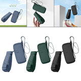 Maxbell Small Folding Umbrella Fashion 6 Ribs Rain Umbrella for Hiking Outdoor Beach blue