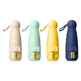 Maxbell Folding Umbrella Water Resistant Small Umbrella for Beach Outdoor Activities Beige