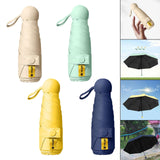 Maxbell Folding Umbrella Water Resistant Small Umbrella for Beach Outdoor Activities Beige