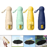 Maxbell Folding Umbrella Water Resistant Small Umbrella for Beach Outdoor Activities Beige