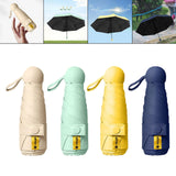Maxbell Folding Umbrella Water Resistant Small Umbrella for Beach Outdoor Activities Beige
