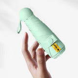 Maxbell Folding Umbrella Water Resistant Small Umbrella for Beach Outdoor Activities Green