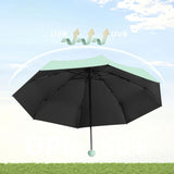 Maxbell Folding Umbrella Water Resistant Small Umbrella for Beach Outdoor Activities Green