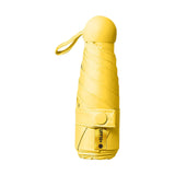 Maxbell Folding Umbrella Water Resistant Small Umbrella for Beach Outdoor Activities Yellow