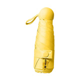 Maxbell Folding Umbrella Water Resistant Small Umbrella for Beach Outdoor Activities Yellow