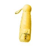 Maxbell Folding Umbrella Water Resistant Small Umbrella for Beach Outdoor Activities Yellow