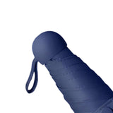 Maxbell Folding Umbrella Water Resistant Small Umbrella for Beach Outdoor Activities Blue