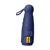 Maxbell Folding Umbrella Water Resistant Small Umbrella for Beach Outdoor Activities Blue