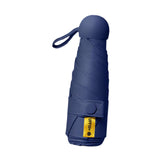 Maxbell Folding Umbrella Water Resistant Small Umbrella for Beach Outdoor Activities Blue