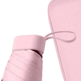 Maxbell Folding Umbrella with Case Travel Sunshade Umbrella for Outdoor Hiking Beach pink
