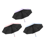 Maxbell Folding Umbrella Strong Frame Waterproof Sun Umbrella for Outdoor Trip Beach Purple
