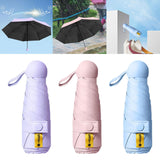 Maxbell Folding Umbrella Strong Frame Waterproof Sun Umbrella for Outdoor Trip Beach Purple