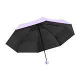 Maxbell Folding Umbrella Strong Frame Waterproof Sun Umbrella for Outdoor Trip Beach Purple