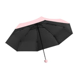Maxbell Folding Umbrella Strong Frame Waterproof Sun Umbrella for Outdoor Trip Beach Pink