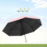Maxbell Folding Umbrella Strong Frame Waterproof Sun Umbrella for Outdoor Trip Beach Pink