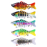 Maxbell 5x Multi Jointed Swimbaits Adults Beginners Fishing Tackle Fishing Lures Set