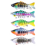 Maxbell 5x Multi Jointed Swimbaits Adults Beginners Fishing Tackle Fishing Lures Set