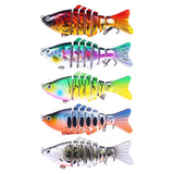 Maxbell 5x Multi Jointed Swimbaits Adults Beginners Fishing Tackle Fishing Lures Set
