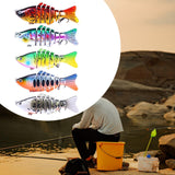 Maxbell 5x Multi Jointed Swimbaits Adults Beginners Fishing Tackle Fishing Lures Set