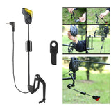 Maxbell Fishing Alarm Portable Practical Fishing Accessories LED Illuminated Yellow lampshade