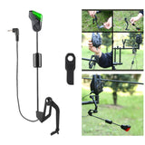 Maxbell Fishing Alarm Portable Practical Fishing Accessories LED Illuminated Green lampshade