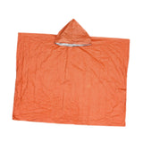 Maxbell Emergency Rain Poncho Waterproof Jacket for Riding Outdoor Activities Hiking Orange