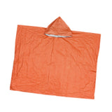 Maxbell Emergency Rain Poncho Waterproof Jacket for Riding Outdoor Activities Hiking Orange
